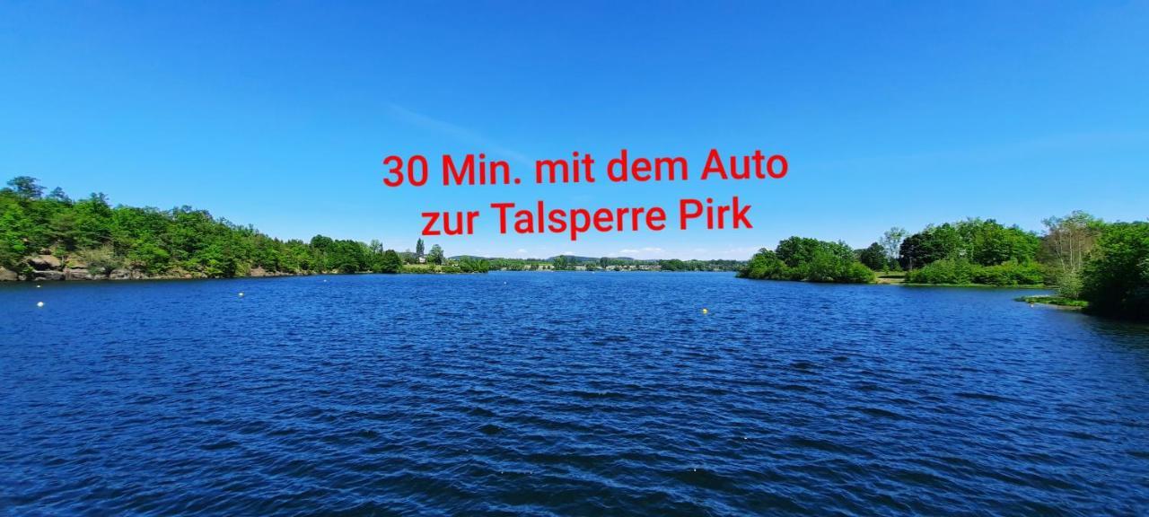 Ferienwohnung "Blick Mylau" - Naehe Freizeitpark Plohn & Weltgroesster Ziegelsteinbruecke 莱辛巴赫伊姆沃戈蒂 外观 照片
