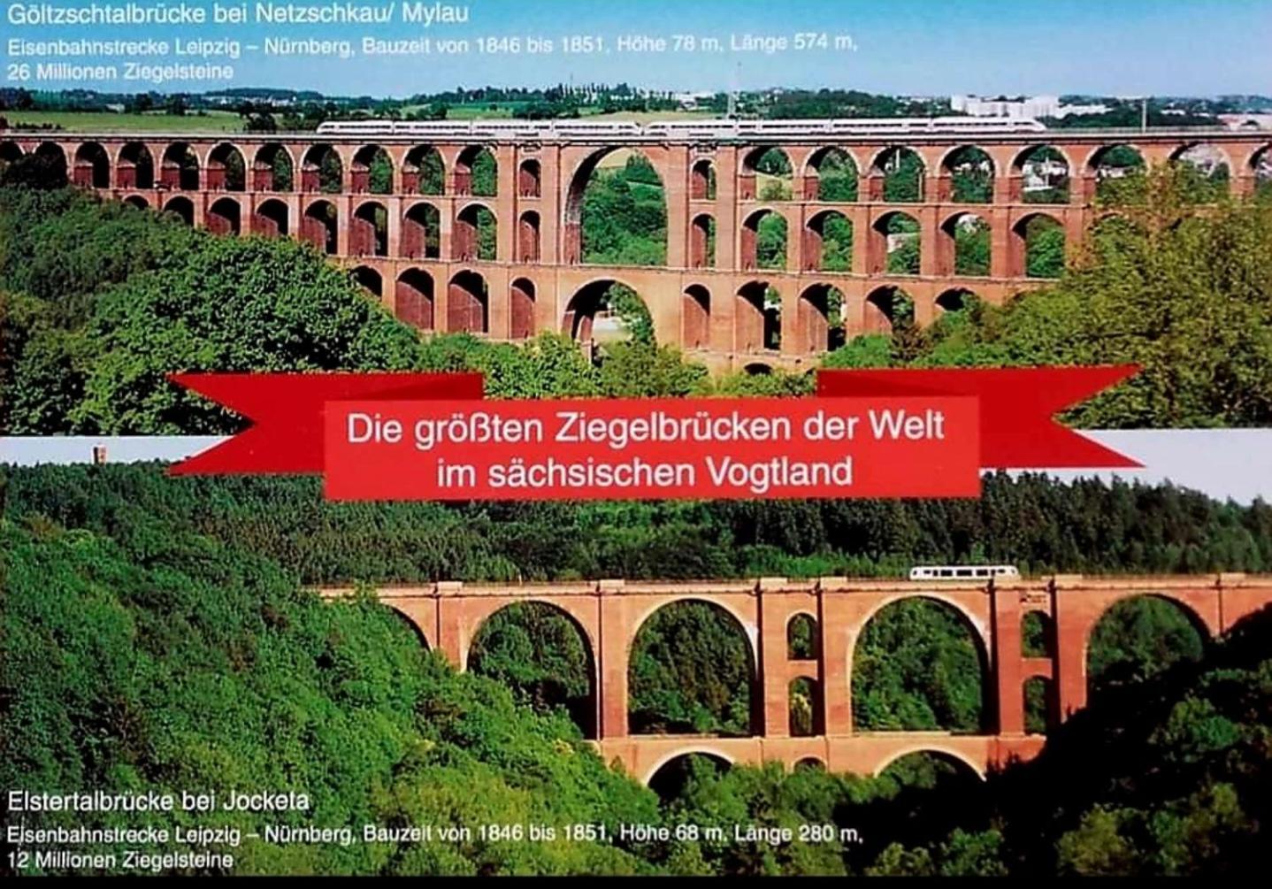 Ferienwohnung "Blick Mylau" - Naehe Freizeitpark Plohn & Weltgroesster Ziegelsteinbruecke 莱辛巴赫伊姆沃戈蒂 外观 照片